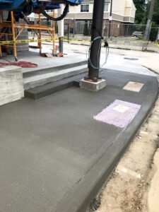 exterior concrete steps