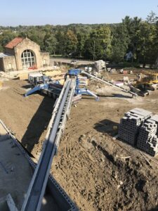 concrete structure pour for villas